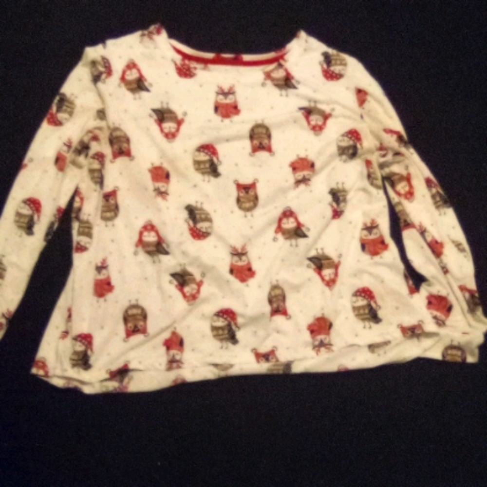 Christmas pajamas long sleeve shirt